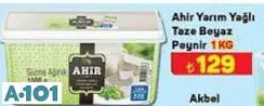 AHİR YARIM YAĞLI TAZE BEYAZ PEYNİR 1 KG